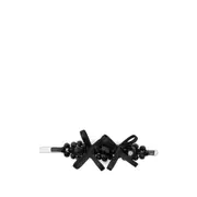 [Simone Rocha] Simone Rocha Crystal-embellished Bow Hair Clip ONE SIZE BLACK/SILVER