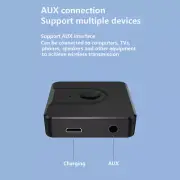 2 In 1 Bluetooth 5.0 Transmitter Receiver 3.5mm Adapter For TV Car Sound System