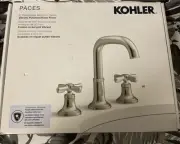 Kohler Paces 8” Widespread Bathroom Facet Polished Nickel Finish AS SHOWN