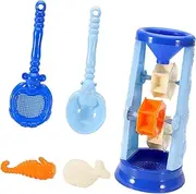 5 Pieces Beach Toys Set for Kids Sand Toys Set Fishing Beach Pool Lawn Travel Shovels Summer Activities Outdoor Party Sandbox