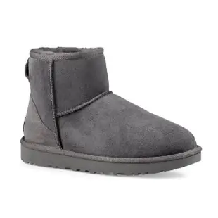 【UGG】女鞋/靴子/女靴/雪靴 Classic Mini II(灰色-UG1016222GREY)