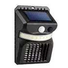 Solar Electric Bug Zapper Lamp with Motion Sensor Mosquito Zapper Outdoor Use HO