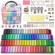 Polymer Clay, Shuttle Art 82 Colors Oven Bake Modeling Clay, Creative Clay Kit