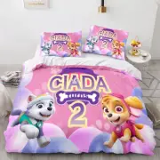 Skye Paw Patrol Dance Party Quilt Cover Bedding Set S D Q AU STOCK