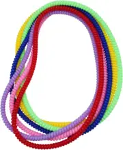 Sensory Chew Necklace for Boys and Girls, 6 Pack Stretch Chewing Necklaces