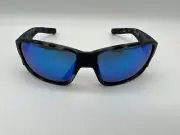 NEW Costa Del Mar TUNA ALLEY PRO Polarized Sunglasses Tiger Shark/Blue Glass 580
