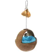 Parrot Coconut Shell Nest Decorative Bird Bed Lark Birdhouse