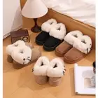 Warm Plush Snow Boots Thick Soles Women's Cotton Shoes Flat Boot for Winter