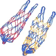 Generic 2Pcs Sports Ball Storage Net Bag Durable Mesh Basketball Football Container for Easy Organization Schools and Gyms for Volleyball and Soccer Equipment