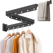 Clothes Drying Rack, Laundry Drying Rack Wall Mount for Bathroom, Retractable...