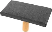 Cabilock Meditation Kneeling Stool Wooden Bench Tailbone Cushion Comfy Kneeling Chair Balanced Seiza Stool Zen Meditation Bench