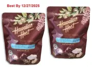 2-PACK Hawaiian Host Toasted Coconut Milk Chocolate Macadamias 20 oz each pack