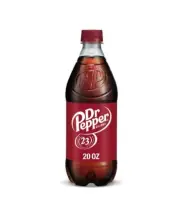(3) DR PEPPER Soda Pop 20 Oz Bottles Dr. Pepper Soft Drink