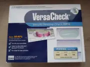 VersaCheck Security Personal Check Refills #3001 Personal Wallet - Blue 750 3-up