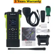 HAMGEEK APX-8000 12W VHF UHF Walkie Talkie Dual Band Radio Dual PTT w/Microphone