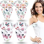 Juexica 4 Pcs Lymphedema Axilla Mastectomy Pillow Cotton Post Breast Surgery Recovery Breast Pillow for Sleeping Mastectomy Underarm Armpit Pain Relief(Flower)