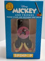SpinPop Disney Mickey Mouse and Friends Phone Stand and Reusable Grip Decal