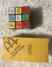 NEW McDONALD'S VINTAGE CUBE GAME WITH ORIGINAL BOX