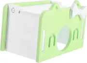 Hamster House Guinea Pig Hideout Rat House Chinchilla Toys Hideaway Hideout Strong PVC Wear-Resistant Comfortable Nest for Small Pets