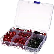 HAWILLOSCH 149 Pcs Motorcycle Windshield Bolt Fasteners Assortment for Windscreen Body Decoration Stainless Steel Motorcycle Accessories Red