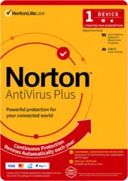 Digital Key Norton AntiVirus Plus Security Malware Spyware Ransomware for PC MAC