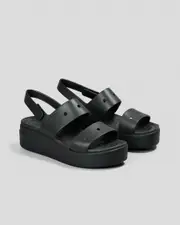 [Crocs] Crocs Women's Brooklyn 4 U Sandals in Black Size M7W9 M7W9 Black