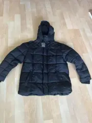 Ben Sherman Men's Quilted Puffer Jacket Black Size XXL
