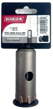 Diablo DMAPLCC1020 1-13/16in SDS-Plus Thin Wall Core Bit