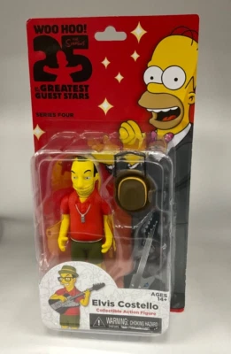 NECA The Simpsons 25th Anniversary Series 4 Action Figure Elvis Costello