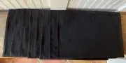 Set of Eight Crate & Barrel Black Kaleidoscope Placemats - 100% Cotton