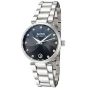 Mido Women's Baroncelli M0222071105610 33mm Black Dial Stainless Steel Watch