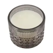 Smoke Geo Glass Candle