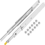VEVOR Heavy Duty Drawer Slides 40" Length, Locking Drawer Slides 500lbs Load Cap