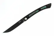 Mcusta Seki Japan Executive 2023 Limited Green Wood Personal Folding Steak Knife