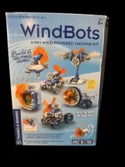 Thames & Kosmos WindBots 6-in-1 Engineering STEM Kit | Build 6 Wind-Powered Bots