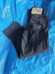 NWT Levis Silvertab Stay Loose Straight Boys 14 Reg 27x29 Black Jeans