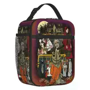 c1018 Horror Halloween Film Thermal Insulated Lunch Bag Trick R Treat Sam Portable Lunch Tote for School Office Multifunction Food Box k1018