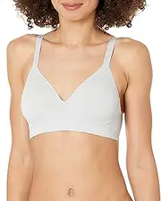 [Hanes] Women's Perfect Coverage Wireless Seamless T-Shirt Bra, ComfortFlex Fit, Smart Sizes