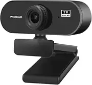 Generic USB HD 1080P/2K Web Camera Plug and Play with Microphone Computer Web Camera Autofocus Computer Camera for PC/Laptop Conferencing and Video Calling