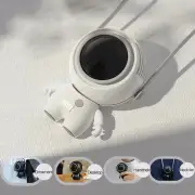 Portable 3 Speeds Adjustment Astronaut Mini Neck Fan USB Rechargeable Pocket Desk Cooling Fan Handheld Bladeless Mini Fa