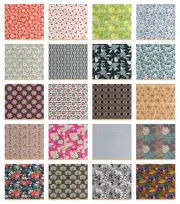 Ambesonne Floral Blooms Fabric by the Yard Decorative Upholstery Home Accents