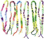 POPETPOP 6Pcs Colorful Climbing Rope for Birds Hamsters Fun Suspension Swing Hammock Natural Cotton Material for Parrots Parakeets Cockatiels Budgies and Pets