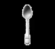 Oneida 1119STSF Astragal Silver Plated 6" Teaspoon - 3 Doz