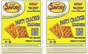 Savory Fine Foods Savory Saltine Seasoning, 2.2 Ounce, Sour Cream & Onion, 2-Pack