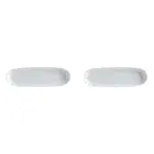 2x Maxwell & Williams White Basics Oblong Platter Serving Dish 40cm Porcelain