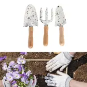 3Pcs Mini Garden Tools Set Rake Hand Trowel