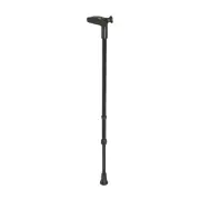 Rebotec Anatom, Contoured Grip Walking Stick Cane, Black