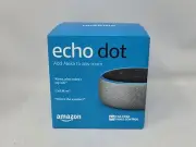 Amazon Echo Dot (3rd Generation), Heather Gray - New & Sealed
