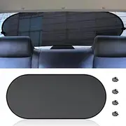 Car Rear Window Sunshade, UV Rays Protection for Rear Facing Seats with Suction Cup, Sunlight Shield for Car Back Window, Sun Blocker Mesh Cover for Baby Pet Children (39"x19"/Rear)