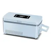 Insulin Cooler Case, Insulin Cooler Box with Battery, Adjustable Temperature Suitable for Long Flight US Plug As Shown